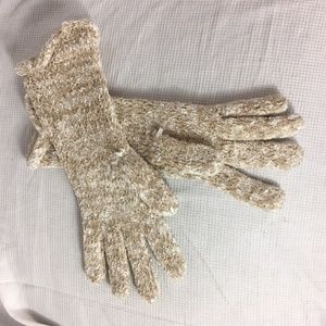 Charter Club beige mid-wrist ladies gloves